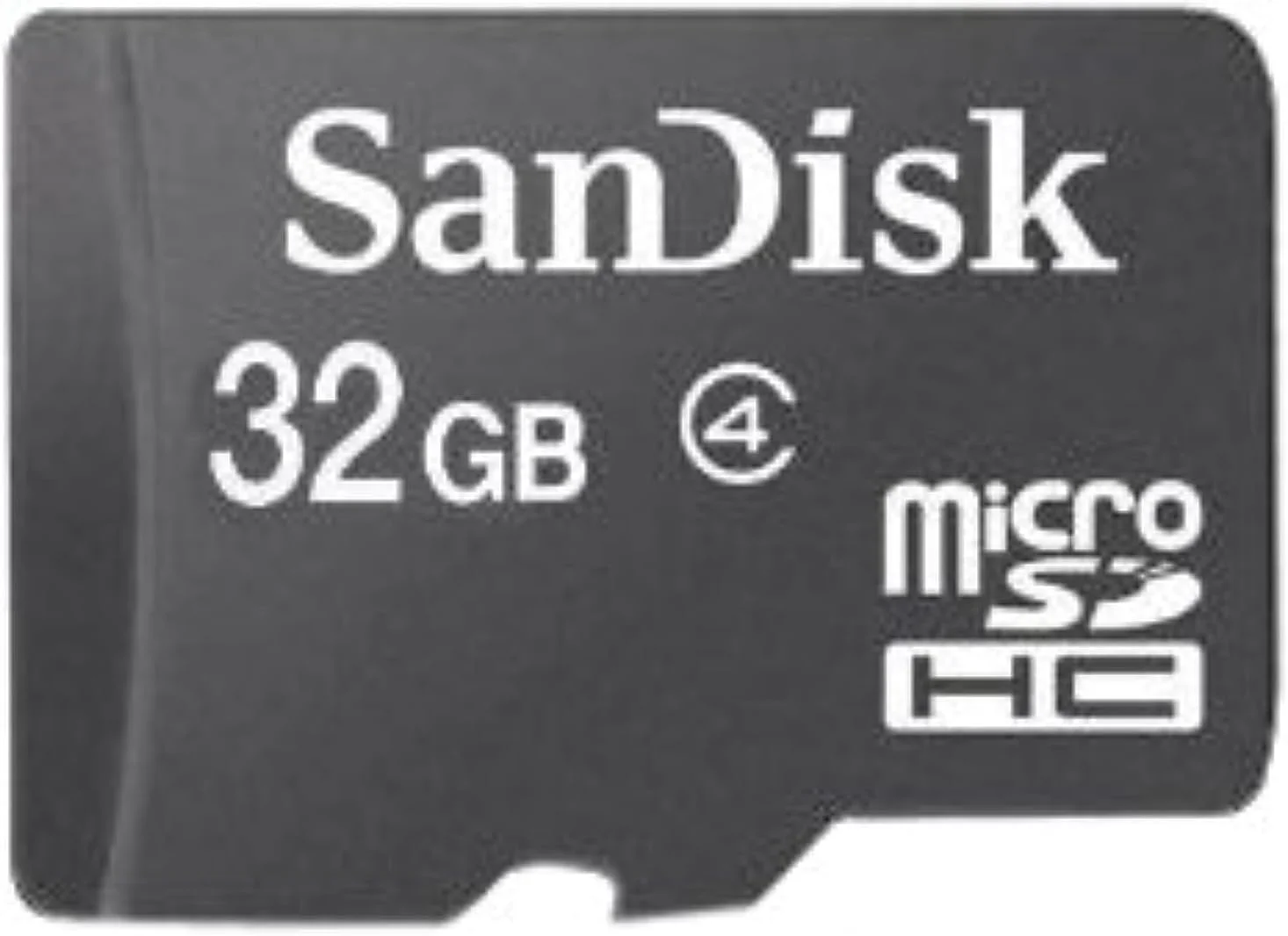 کارت حافظه 32 گیگابایتی MicroSDHC کلاس 4 سن‌دیسک و کارت‌خوان MicroSDHC (بسته‌بندی عمده)