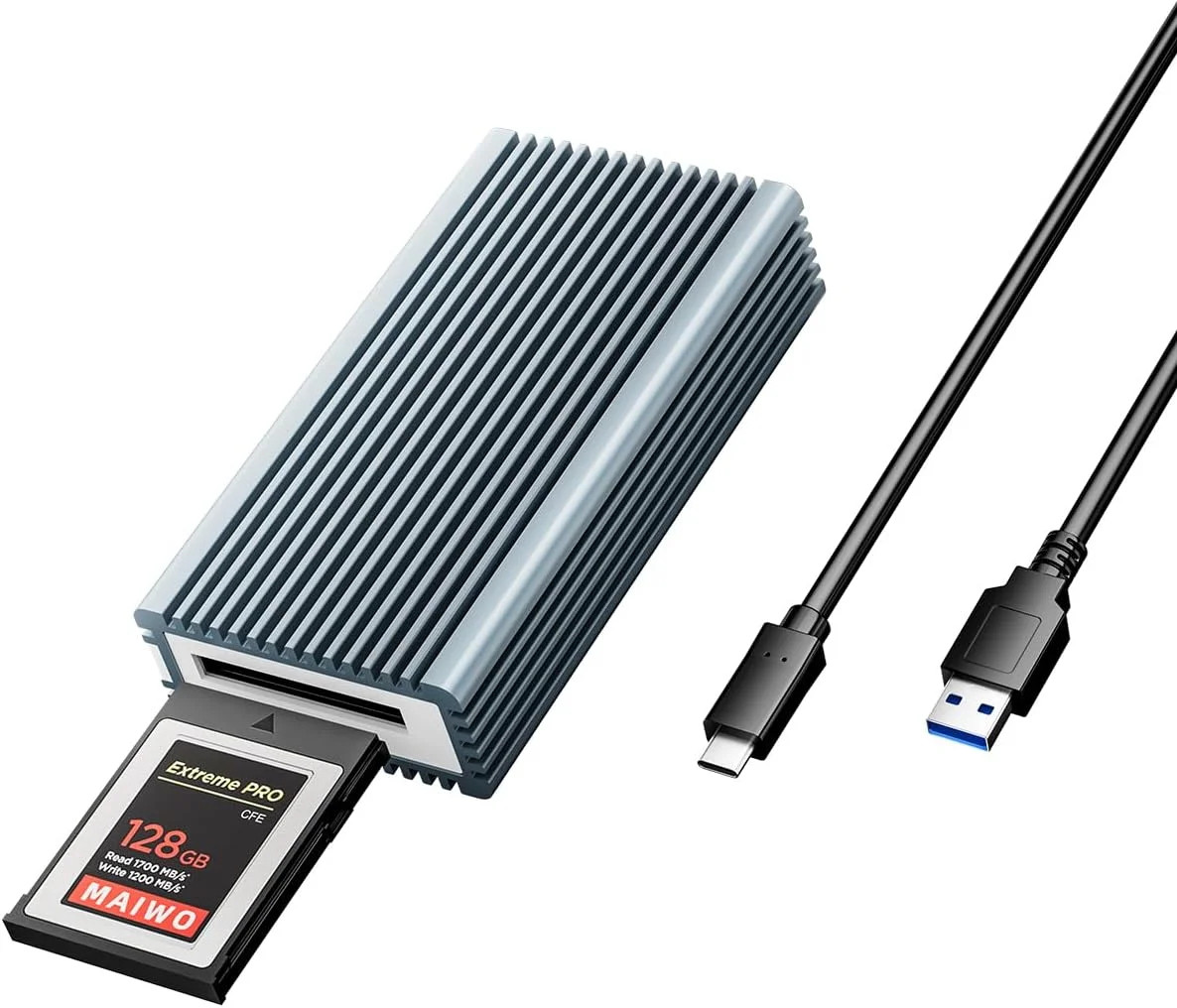 کارت خوان CF Express، آداپتور MAIWO CF Express Type-B با رابط USB 3.1 Gen 2 10Gbps، پشتیبانی از ویندوز/مک/لینوکس/اندروید، برای فیلمسازان و عکاسان حرفه ای