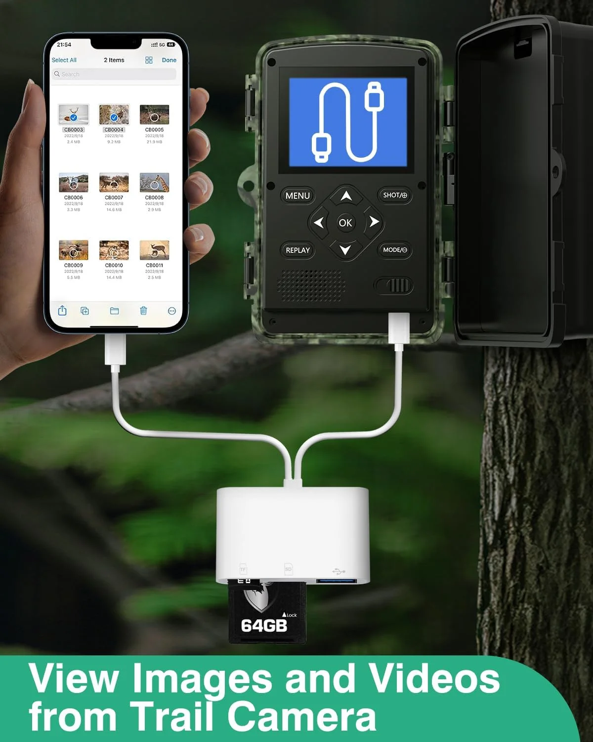 نمایشگر کارت حافظه SD دوربین تله ای، بدون نیاز به نصب برنامه، مناسب برای مشاهده تصاویر و ویدیوها از دوربین های شکار نمایشگر کارت حافظه SD دوربین تله ای، بدون نیاز به نصب برنامه، مناسب برای مشاهده تصاویر و ویدیوها از دوربین های شکار