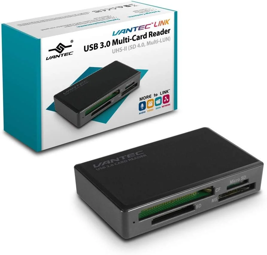 کارت خوان چند منظوره USB 3.0 ون تک UHS-II, SD 4.0, Multi-LUN (UGT-CR615)، مشکی