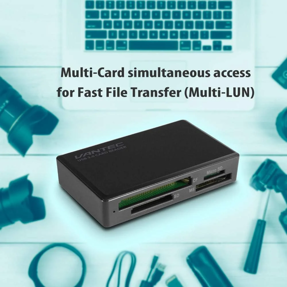 کارت خوان چند منظوره USB 3.0 ون تک UHS-II, SD 4.0, Multi-LUN (UGT-CR615)، مشکی کارت خوان چند منظوره USB 3.0 ون تک UHS-II, SD 4.0, Multi-LUN (UGT-CR615)، مشکی