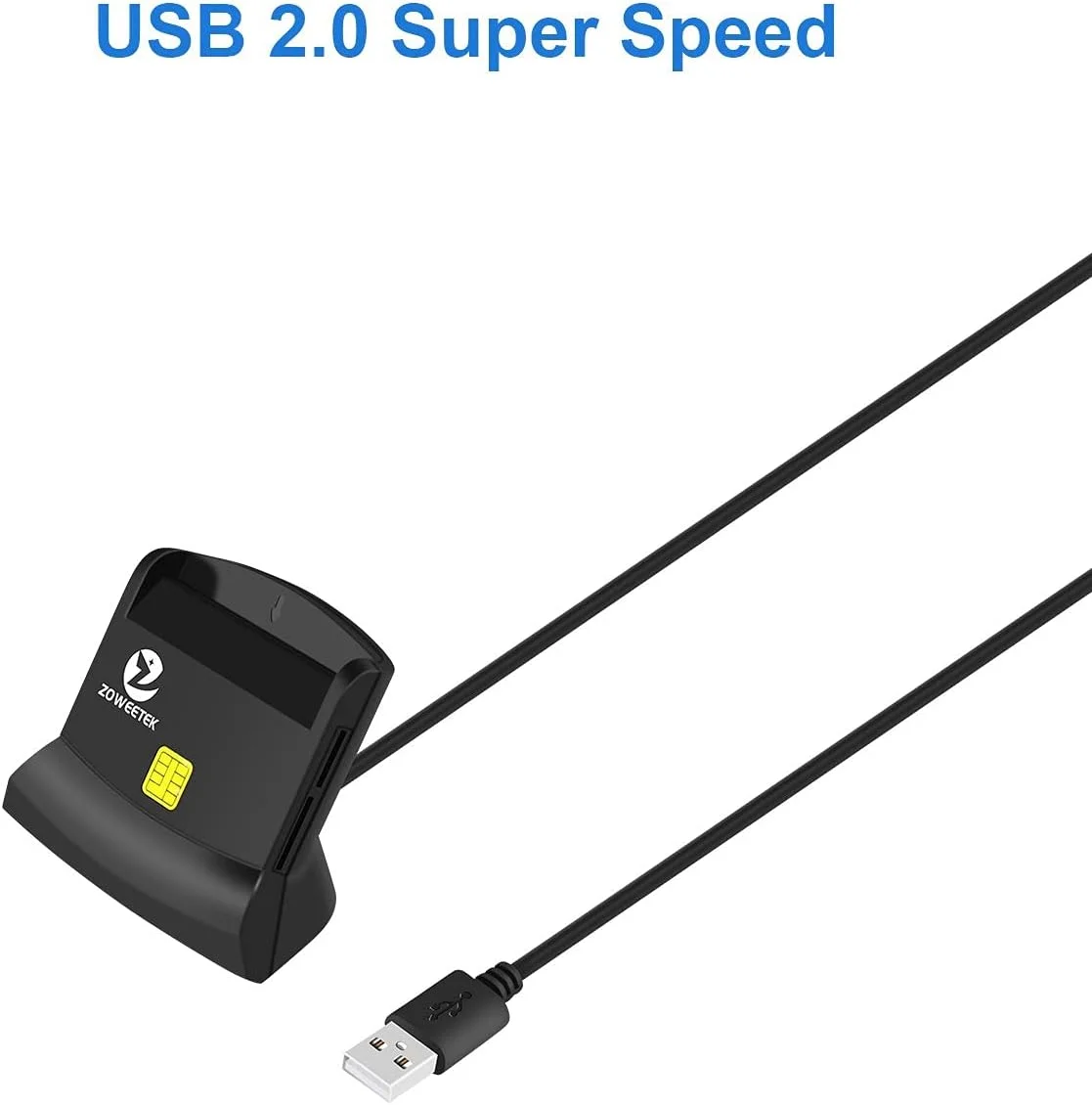 کارت خوان چند منظوره Zoweetek CAC، قابلیت خواندن کارت هوشمند دسترسی مشترک نظامی DOD، کارت شناسایی SD، SDHC، SDXC، Micro SD/T-Flash، MMC، SDXC و سیم کارت کارت خوان چند منظوره Zoweetek CAC، قابلیت خواندن کارت هوشمند دسترسی مشترک نظامی DOD، کارت شناسایی SD، SDHC، SDXC، Micro SD/T-Flash، MMC، SDXC و سیم کارت