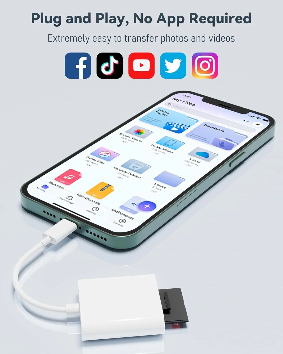 کارت خوان USB-C برای کارت های SD، دو اسلات برای کارت های SD/MicroSD، آداپتور کارت SD نوع C سازگار با آیفون، پد، لپ تاپ، نمایشگر دوربین تریل کارت حافظه، اتصال و پخش