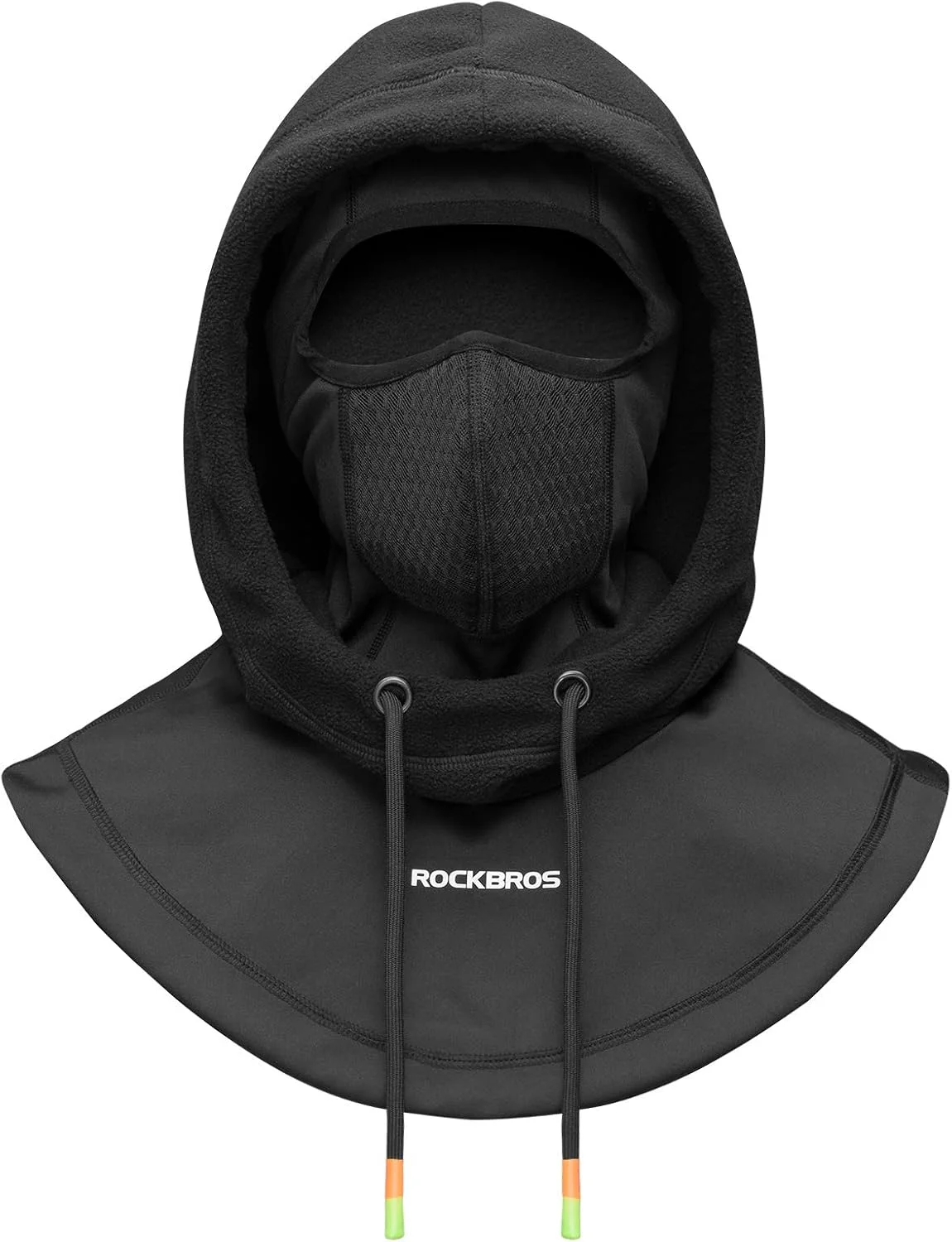 کلاه طوفان ROCKBROS موتور سیکلت، ماسک اسکی بالاکلاوا مردانه زنانه، ماسک صورت کامل، کلاه زمستانی و گرم کننده گردن، گرم، ضد باد، تنفسی برای دوچرخه سواری، اسکی، اسنوبورد