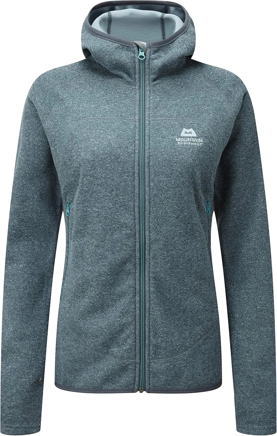 ژاکت کلاه دار زنانه Mountain Equipment Kore، سایز 10 UK/10 UK Damen، رنگ moorland slate