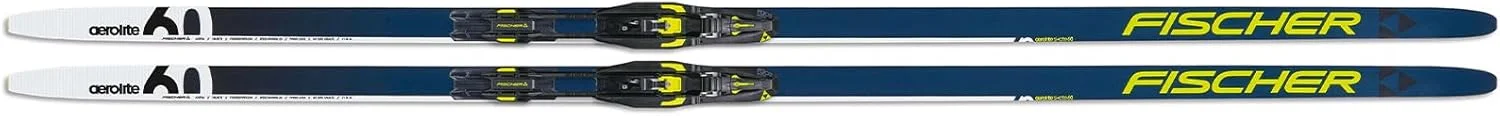 اسکی اسکیتینگ نوردی مسابقه ای سبک وزن اسپرت متعادل و پایدار بزرگسال مدل Fischer Unisex Aerolite-Skate-60 بدون بست