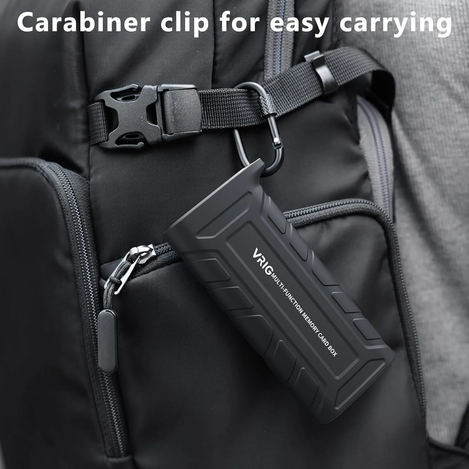 کارت خوان پرسرعت VRIG SD USB 3.1 Type-C با محفظه نگهدارنده کارت SD/TF برای دوربین ها، تلفن های هوشمند، پهپادها و دوربین های اکشن