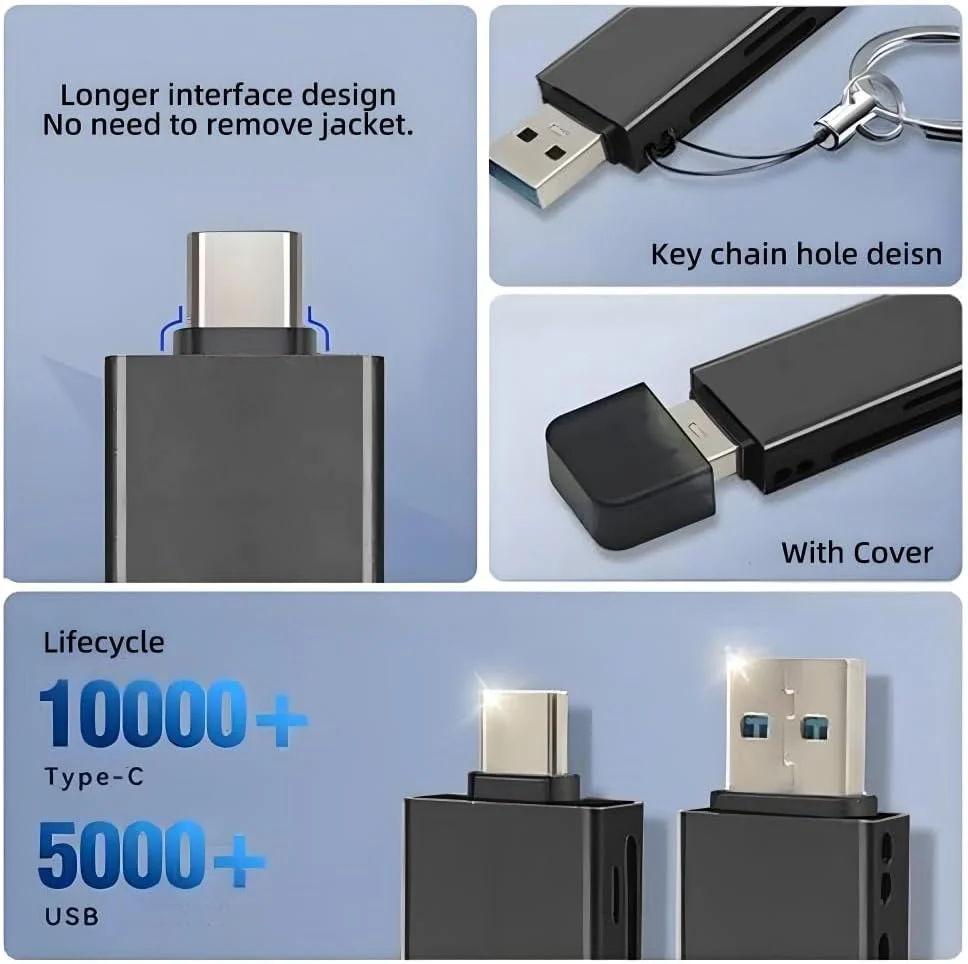 کارت خوان Xiwai Type-C و USB 3.0 برای کارت های SD و TF (T-Flash) مناسب تبلت، دوربین، لپ تاپ و گوشی های سری Mate