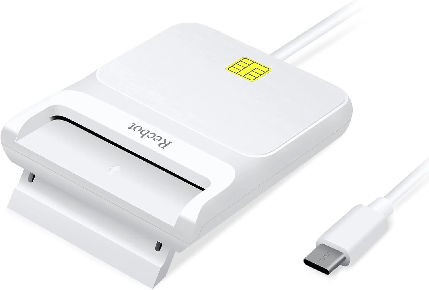 کارت خوان USB C، کارت خوان نظامی DOD، کارت خوان هوشمند USB C، سازگار با ویندوز، مک و لینوکس (سفید) کارت خوان USB C، کارت خوان نظامی DOD، کارت خوان هوشمند USB C، سازگار با ویندوز، مک و لینوکس (سفید)