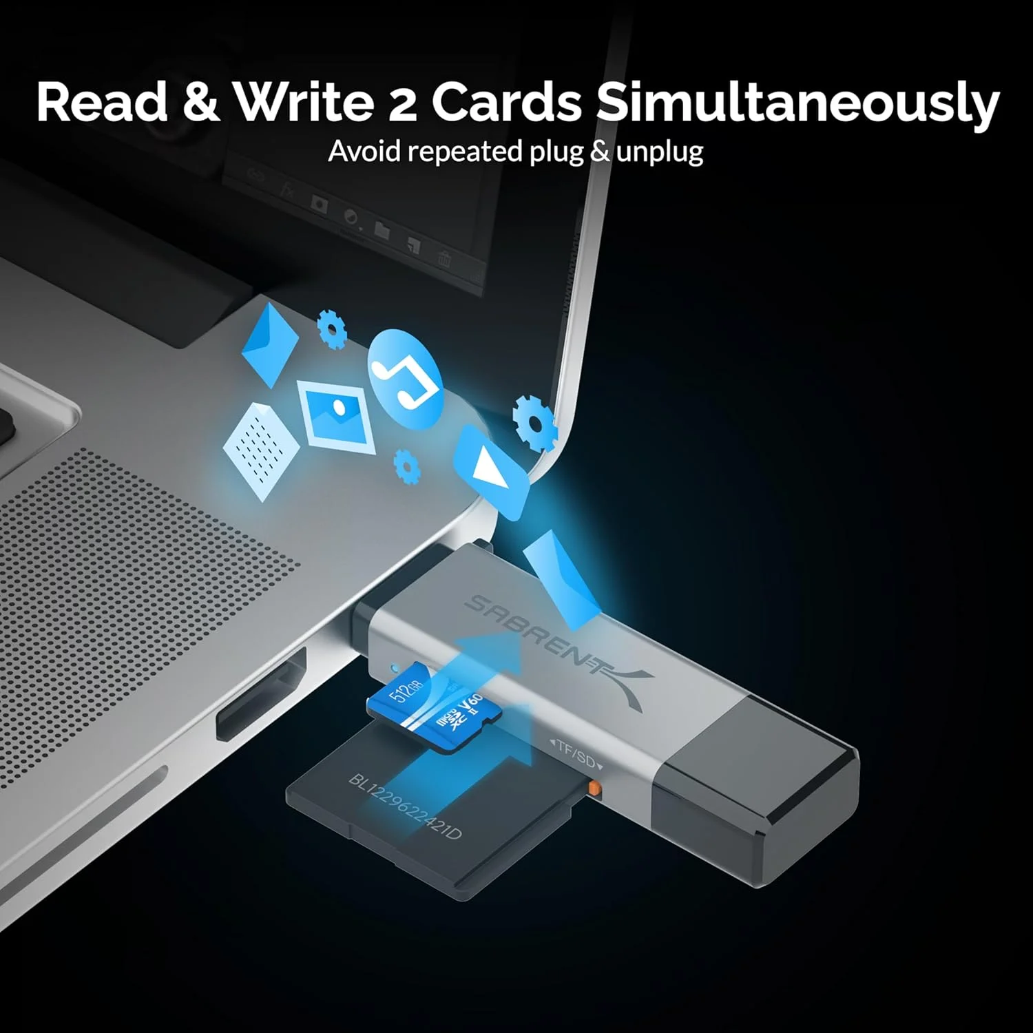 کارت خوان SD سابرنت، آداپتور USB C به کارت Micro SD با سرعت بالا، کارت خوان حافظه دوگانه USB 3.0 OTG و 3.0 OTG – کارت خوان Micro SD با سرعت بالا برای SD، SDHC، SDXC، MMC، T-Flash (CR-BCA2) کارت خوان SD سابرنت، آداپتور USB C به کارت Micro SD با سرعت بالا، کارت خوان حافظه دوگانه USB 3.0 OTG و 3.0 OTG – کارت خوان Micro SD با سرعت بالا برای SD، SDHC، SDXC، MMC، T-Flash (CR-BCA2)