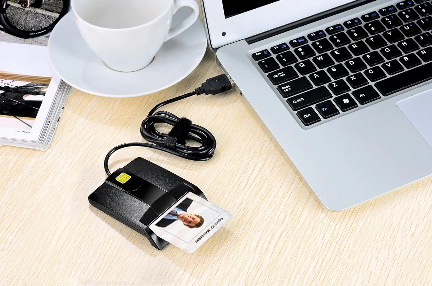 دستگاه کارتخوان هوشمند SAICOO DOD Military USB Common Access CAC، سازگار با سیستم عامل مک، ویندوز (نسخه افقی) دستگاه کارتخوان هوشمند SAICOO DOD Military USB Common Access CAC، سازگار با سیستم عامل مک، ویندوز (نسخه افقی)