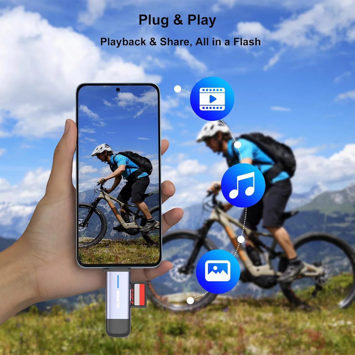 کارت خوان USB 3.0 SD، کارت خوان حافظه دوگانه 2 در 1 Type-C و USB-A با سرعت 5 گیگابیت بر ثانیه برای SD/Micro SD/SDHC/SDXC/MMC/UHS-I، سازگار با آیفون 16/15، مک بوک، آیپد، اندروید، کامپیوتر، لپ تاپ، دوربین کارت خوان USB 3.0 SD، کارت خوان حافظه دوگانه 2 در 1 Type-C و USB-A با سرعت 5 گیگابیت بر ثانیه برای SD/Micro SD/SDHC/SDXC/MMC/UHS-I، سازگار با آیفون 16/15، مک بوک، آیپد، اندروید، کامپیوتر، لپ تاپ، دوربین