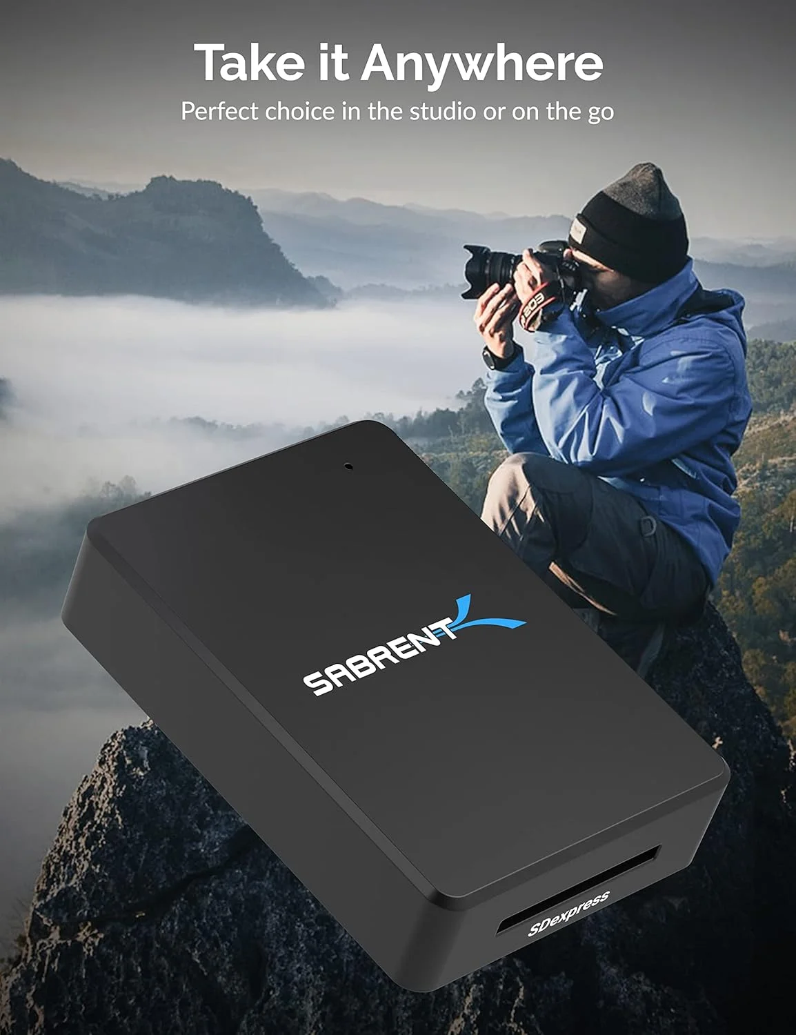 کارت خوان SD Express 7.1 سبرنت با پورت USB 3.2 Type-C و Type-A مدل (CR-SDX7) کارت خوان SD Express 7.1 سبرنت با پورت USB 3.2 Type-C و Type-A مدل (CR-SDX7)