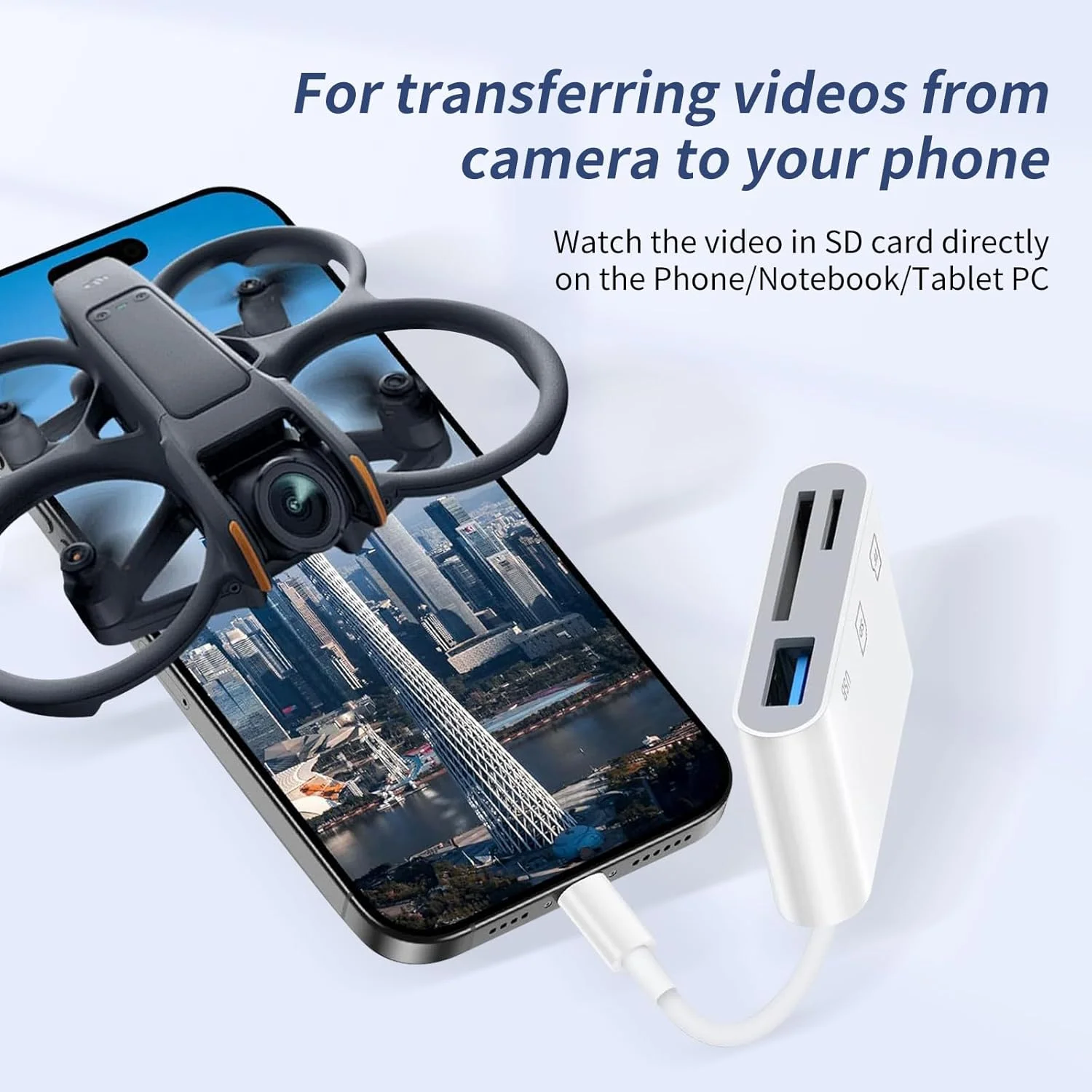 کارت خوان USB C SD، کارت خوان SD USB C برای آیفون 15 16/آیپد/مک/لپ تاپ، کارت خوان 3 در 1 SD با دو اسلات و پورت USB برای مک بوک پرو/ایر/مینی اندروید لپ تاپ و سایر دستگاه های USBC Typec کارت خوان USB C SD، کارت خوان SD USB C برای آیفون 15 16/آیپد/مک/لپ تاپ، کارت خوان 3 در 1 SD با دو اسلات و پورت USB برای مک بوک پرو/ایر/مینی اندروید لپ تاپ و سایر دستگاه های USBC Typec