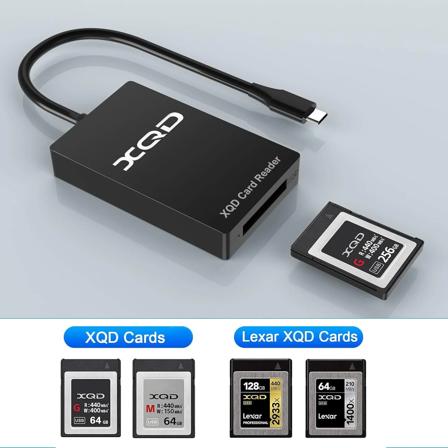 کارت خوان XQD - آداپتور کارت خوان حافظه USB C XQD با سرعت 5 گیگابیت بر ثانیه سازگار با کارت XQD سری G/M، کارت USB Mark Xqd Lexar 2933x/1400x برای اندروید/ویندوز/مک OS/لینوکس/آیفون 16 15 کارت خوان XQD - آداپتور کارت خوان حافظه USB C XQD با سرعت 5 گیگابیت بر ثانیه سازگار با کارت XQD سری G/M، کارت USB Mark Xqd Lexar 2933x/1400x برای اندروید/ویندوز/مک OS/لینوکس/آیفون 16 15