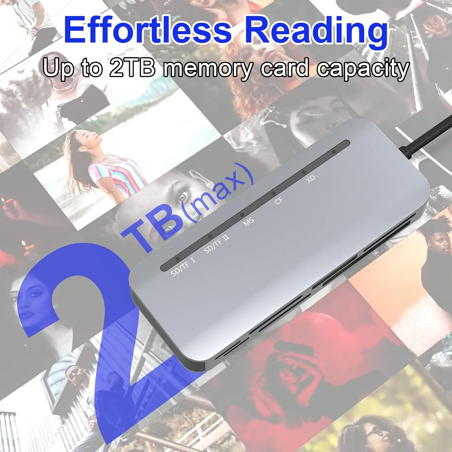 کارت خوان چند منظوره USB C، آداپتور کارت تصویر XD/MS/SD/TF/CF Type-C 5Gps با سرعت بالا 7 در 1 برای کارت SDXC TF Micro SD CF MS MMC، آداپتور Sony Memory Stick Pro Duo قابلیت خواندن 5 کارت به طور همزمان کارت خوان چند منظوره USB C، آداپتور کارت تصویر XD/MS/SD/TF/CF Type-C 5Gps با سرعت بالا 7 در 1 برای کارت SDXC TF Micro SD CF MS MMC، آداپتور Sony Memory Stick Pro Duo قابلیت خواندن 5 کارت به طور همزمان