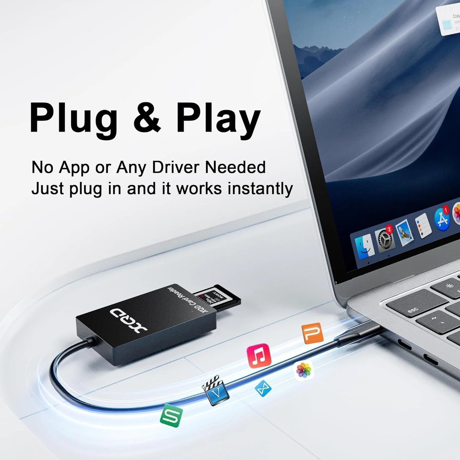 کارت خوان Lexar 2933x/1400x XQD - آداپتور USB 3.0 با سرعت 5 گیگابیت بر ثانیه برای سری Sony G/M، ویندوز/مک/لینوکس کارت خوان Lexar 2933x/1400x XQD - آداپتور USB 3.0 با سرعت 5 گیگابیت بر ثانیه برای سری Sony G/M، ویندوز/مک/لینوکس