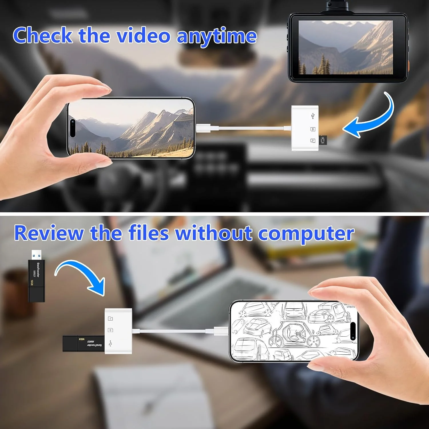 کارت خوان SD مدل USB C برای آیفون 17 ایر پرو مکس 16e 16 پرو مکس پلاس/مک بوک/سامسونگ، آداپتور کارت حافظه دوربین TypeC برای کارت های SD، Micro SD، SDHC، SDXC، TF، MMC، UHSI کارت خوان SD مدل USB C برای آیفون 17 ایر پرو مکس 16e 16 پرو مکس پلاس/مک بوک/سامسونگ، آداپتور کارت حافظه دوربین TypeC برای کارت های SD، Micro SD، SDHC، SDXC، TF، MMC، UHSI