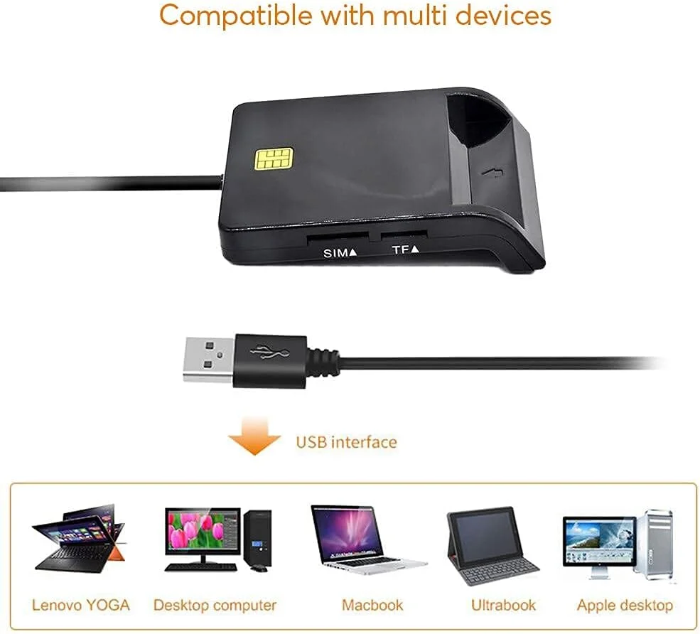 کارت خوان هوشمند USB برای کارت های تماسی IC/ID SD TF MMC، کارت خوان USB-CCID PCSC، کارت خوان هوشمند ISO 7816 برای ویندوز 7، 8، 10 و لینوکس کارت خوان هوشمند USB برای کارت های تماسی IC/ID SD TF MMC، کارت خوان USB-CCID PCSC، کارت خوان هوشمند ISO 7816 برای ویندوز 7، 8، 10 و لینوکس