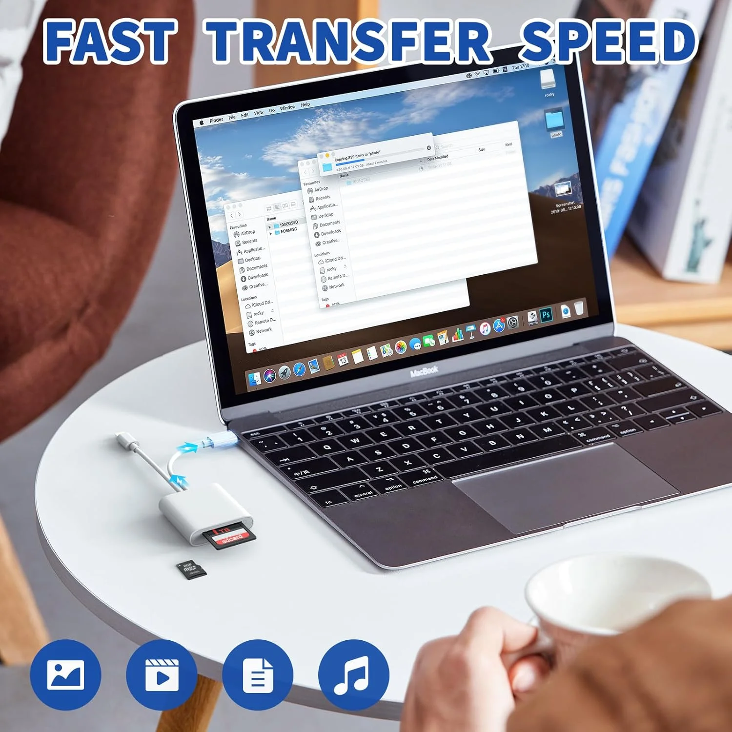 کارت خوان SD برای آیفون و آیپد، کانکتور دوگانه (لایتنینگ و USB-C)، کارت خوان حافظه میکرو SD، آداپتور کارت SD و TF دو در یک، نمایشگر دوربین قابل حمل، بدون نیاز به درایور، اتصال و پخش کارت خوان SD برای آیفون و آیپد، کانکتور دوگانه (لایتنینگ و USB-C)، کارت خوان حافظه میکرو SD، آداپتور کارت SD و TF دو در یک، نمایشگر دوربین قابل حمل، بدون نیاز به درایور، اتصال و پخش