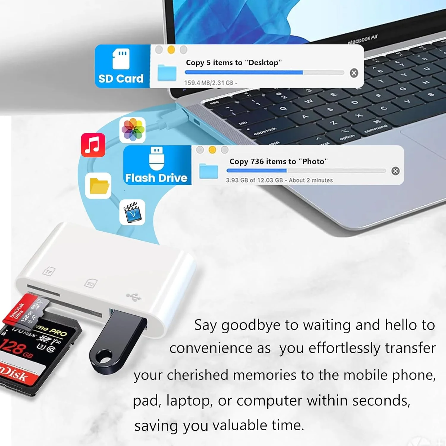 آداپتور کارت خوان USB C به SD، 3 در 1، کارت خوان دوربین USB Type C با درگاه های SD Micro SD USB 3 برای iPhone 15 Pro Max، MacBook Pro/Air، Chromebook، Galaxy و سایر دستگاه های USB-C آداپتور کارت خوان USB C به SD، 3 در 1، کارت خوان دوربین USB Type C با درگاه های SD Micro SD USB 3 برای iPhone 15 Pro Max، MacBook Pro/Air، Chromebook، Galaxy و سایر دستگاه های USB-C