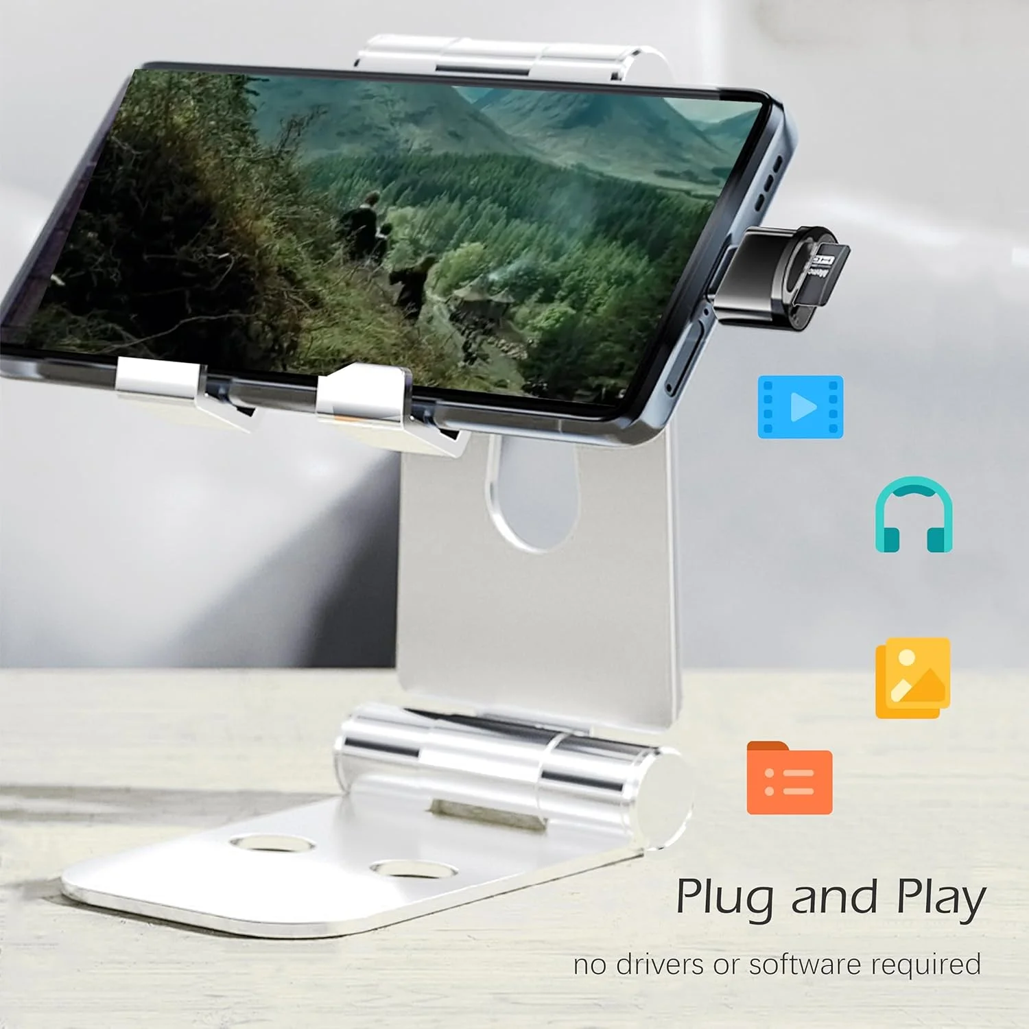 کارت خوان میکرو SD با پورت USB-C برای گوشی اندروید، دوربین، لپ تاپ با جاکلیدی، کارت خوان کوچک فلزی Type-C (مشکی) کارت خوان میکرو SD با پورت USB-C برای گوشی اندروید، دوربین، لپ تاپ با جاکلیدی، کارت خوان کوچک فلزی Type-C (مشکی)