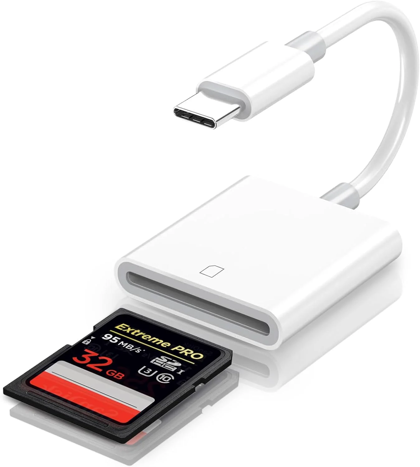 کارت خوان SD با پورت USB C، آداپتور کارت SD با سرعت بالا USB 3.0 برای آیفون 15/16/17 پرو مکس، آداپتور دوربین Type C برای آیفون 15/16/17، آیپد MacBook/Air iMac/Samsung Galaxy Android