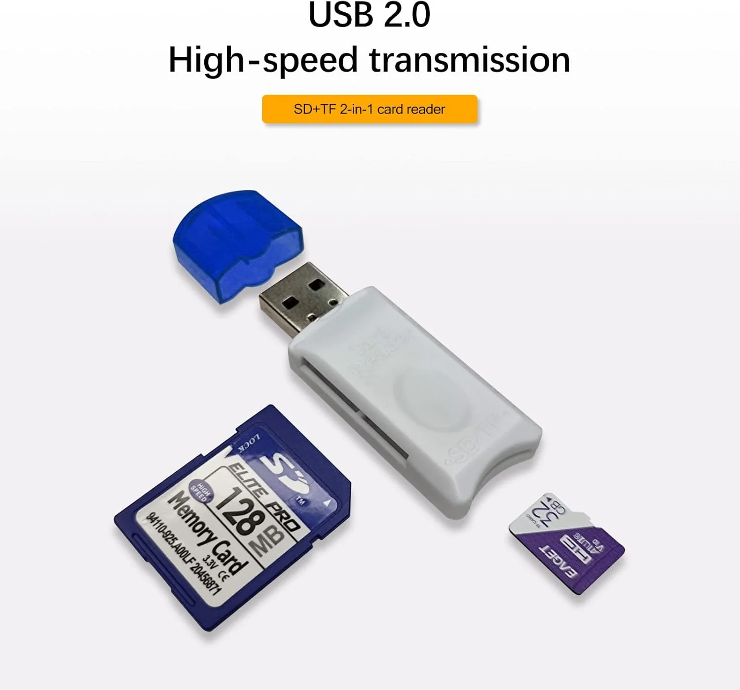 پک چهارتایی کارت خوان USB SD برای کامپیوتر، آداپتور کارت Micro SD به USB، کارت خوان حافظه دوربین برای لپ تاپ پک چهارتایی کارت خوان USB SD برای کامپیوتر، آداپتور کارت Micro SD به USB، کارت خوان حافظه دوربین برای لپ تاپ