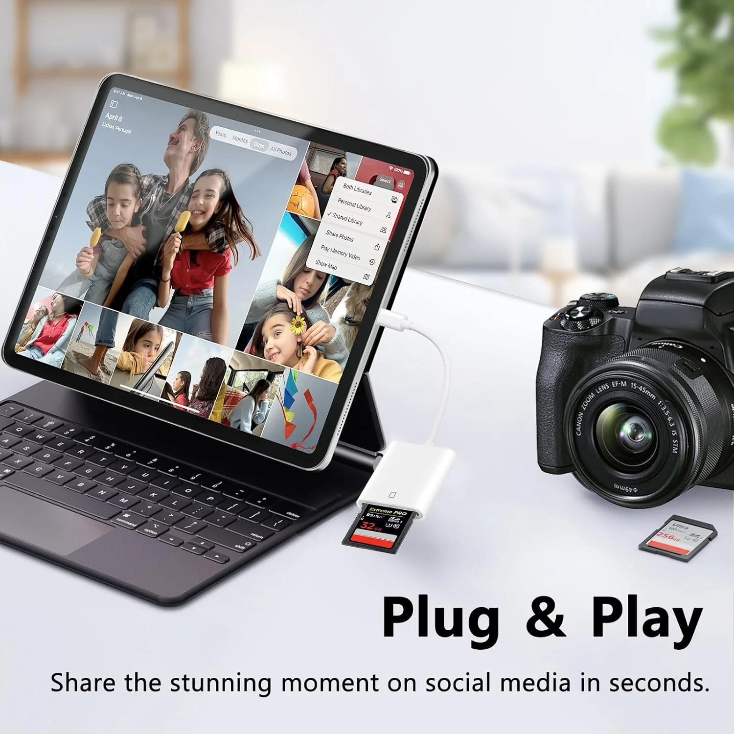 کارت خوان SD با پورت USB C، آداپتور کارت SD با سرعت بالا USB 3.0 برای آیفون 15/16/17 پرو مکس، آداپتور دوربین Type C برای آیفون 15/16/17، آیپد MacBook/Air iMac/Samsung Galaxy Android کارت خوان SD با پورت USB C، آداپتور کارت SD با سرعت بالا USB 3.0 برای آیفون 15/16/17 پرو مکس، آداپتور دوربین Type C برای آیفون 15/16/17، آیپد MacBook/Air iMac/Samsung Galaxy Android