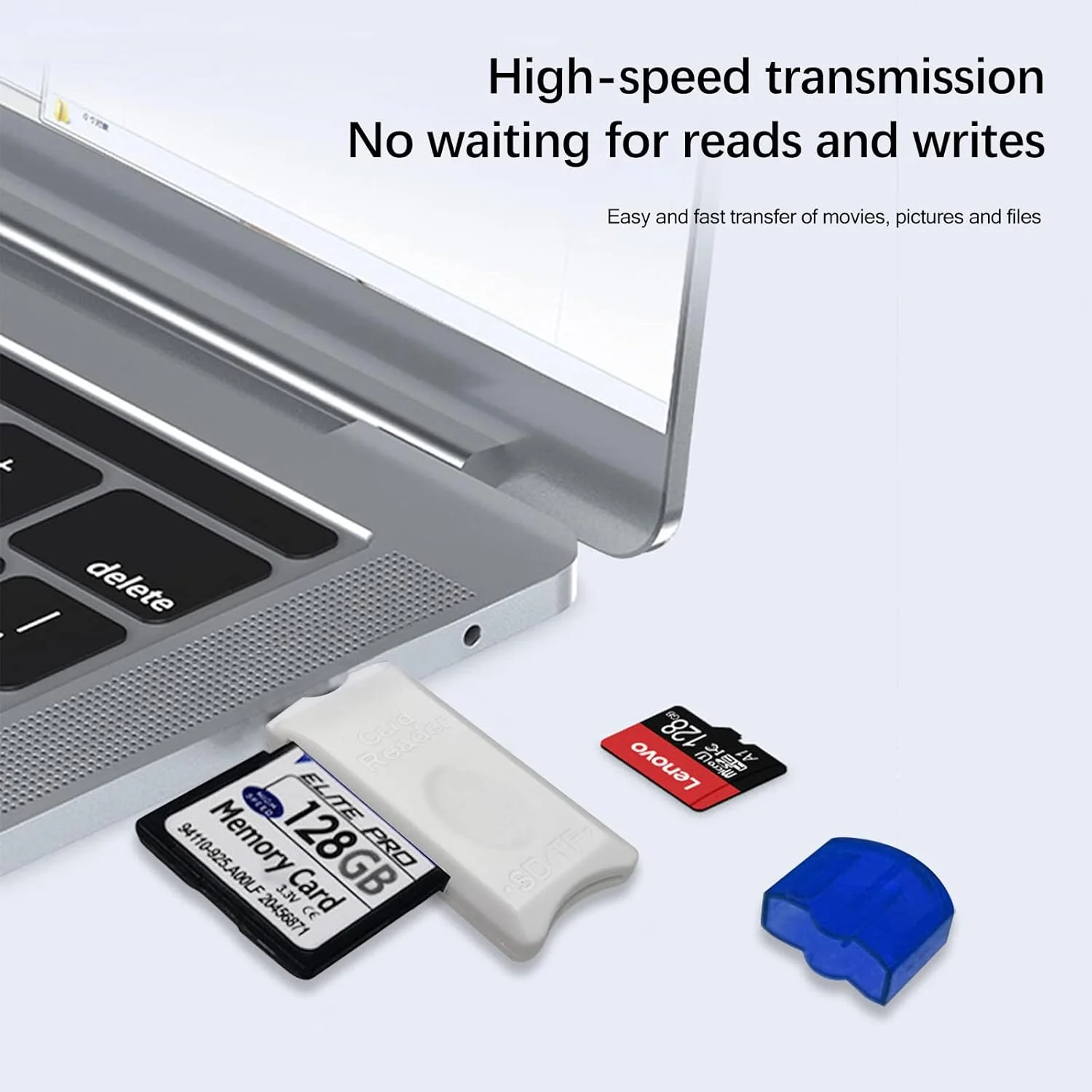 پک چهارتایی کارت خوان USB SD برای کامپیوتر، آداپتور کارت Micro SD به USB، کارت خوان حافظه دوربین برای لپ تاپ پک چهارتایی کارت خوان USB SD برای کامپیوتر، آداپتور کارت Micro SD به USB، کارت خوان حافظه دوربین برای لپ تاپ