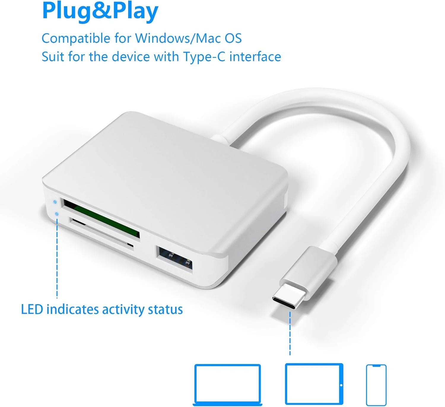 کارت خوان XQD USB C، کارت خوان XQD/SD/TF نوع C، آداپتور کارت خوان دوگانه USB3.0، خواندن 3 کارت برای SD(HC/XC)، TF، سری Sony G، کارت Lexar USB Mark، سازگار برای لپ تاپ نوع C، پشتیبانی از ویندوز/مک OS کارت خوان XQD USB C، کارت خوان XQD/SD/TF نوع C، آداپتور کارت خوان دوگانه USB3.0، خواندن 3 کارت برای SD(HC/XC)، TF، سری Sony G، کارت Lexar USB Mark، سازگار برای لپ تاپ نوع C، پشتیبانی از ویندوز/مک OS