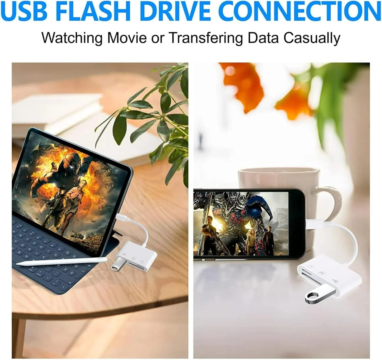 کارت خوان حافظه اس دی USB C برای آیفون 15، آیپد، مک، آداپتور کارت دوربین تریل حافظه USB-C سه در یک با دو اسلات و پورت USB برای مک بوک پرو/ایر/مینی، لپ تاپ اندروید و سایر دستگاه های USBC Typec کارت خوان حافظه اس دی USB C برای آیفون 15، آیپد، مک، آداپتور کارت دوربین تریل حافظه USB-C سه در یک با دو اسلات و پورت USB برای مک بوک پرو/ایر/مینی، لپ تاپ اندروید و سایر دستگاه های USBC Typec