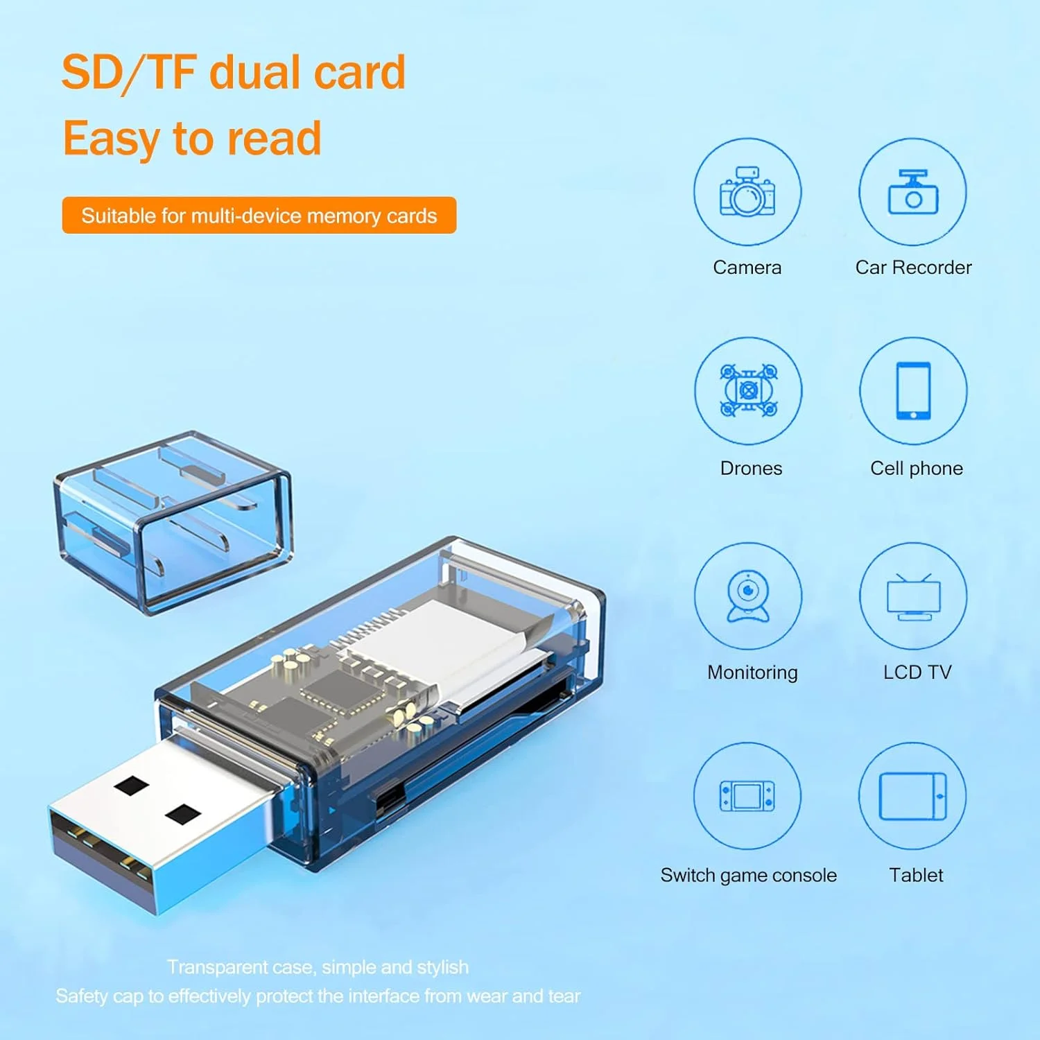 کارت خوان دو عددی USB SD برای کامپیوتر، آداپتور کارت Micro SD به USB، کارت خوان دوگانه USB و USB-C برای کارت حافظه دوربین، کارت خوان Wansurs برای لپ تاپ (دو عدد USB-C) کارت خوان دو عددی USB SD برای کامپیوتر، آداپتور کارت Micro SD به USB، کارت خوان دوگانه USB و USB-C برای کارت حافظه دوربین، کارت خوان Wansurs برای لپ تاپ (دو عدد USB-C)