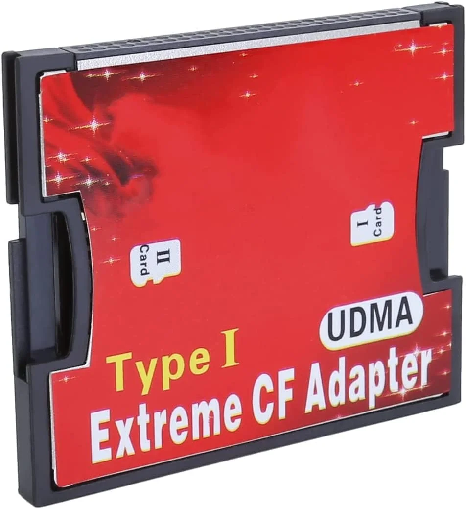 آداپتور دو پورت CF برای کارت حافظه microsdXC TF به Compact Flash CF Type 1 آداپتور دو پورت CF برای کارت حافظه microsdXC TF به Compact Flash CF Type 1