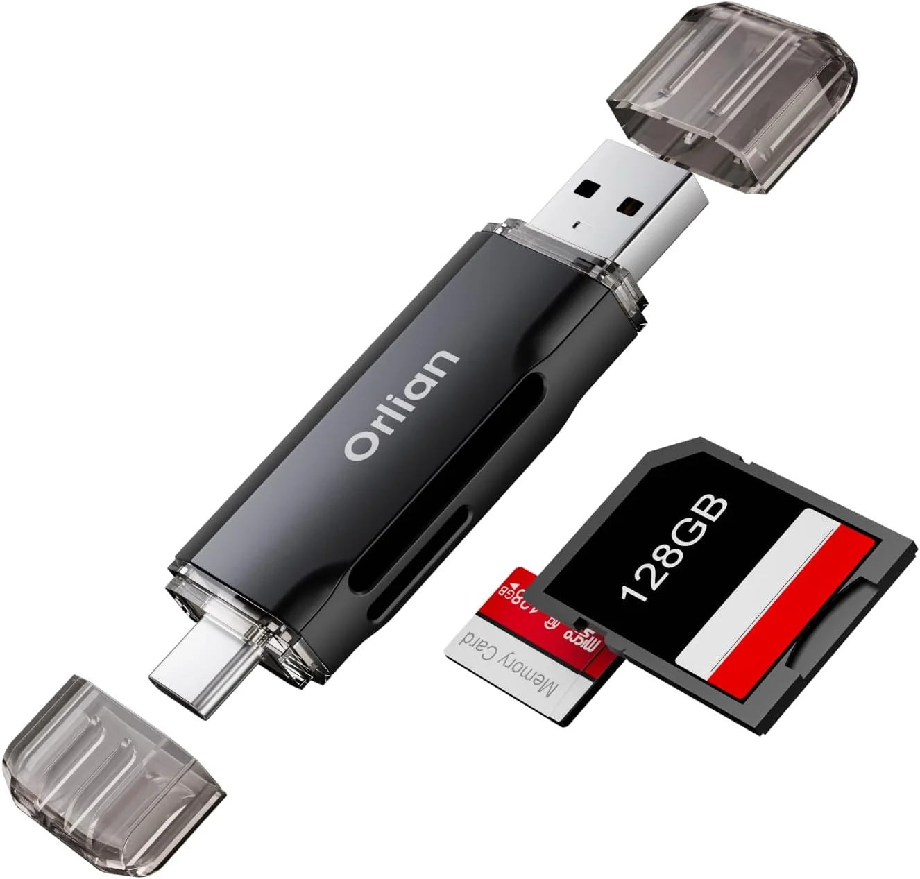 کارت خوان حافظه SD USB 3.0 با دو پورت USB A و USB C به آداپتور کارت حافظه Micro SD/SD، سازگار با ویندوز، مک بوک پرو/ایر، آیفون 15 پرو/مکس، اندروید (کارت SD شامل نمی شود) کارت خوان حافظه SD USB 3.0 با دو پورت USB A و USB C به آداپتور کارت حافظه Micro SD/SD، سازگار با ویندوز، مک بوک پرو/ایر، آیفون 15 پرو/مکس، اندروید (کارت SD شامل نمی شود)