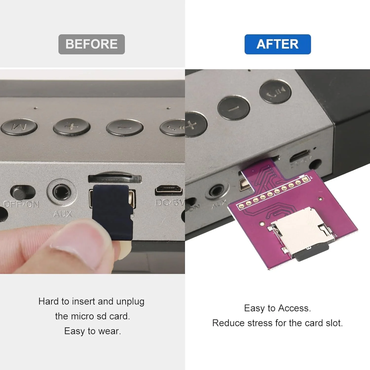 کیت کارت حافظه میکرو SD، آداپتور افزایش طول نر به ماده، ابزارهای تست، GPS خودرو، پرینتر سه بعدی، کارت خوان میکرو SD به کارت SD