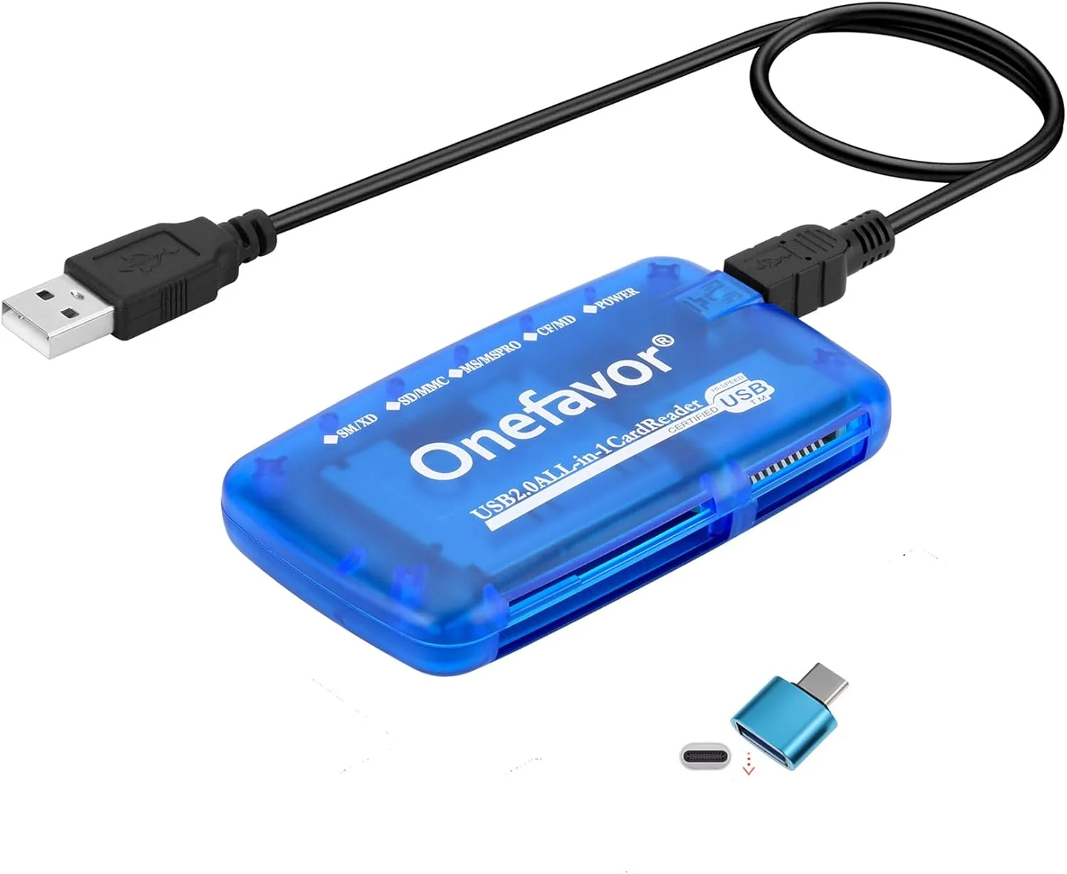 کارت خوان حافظه SmartMedia، کارت خوان چند منظوره USB جهانی برای ویندوز، مک، لینوکس (کارت خوان + آداپتور Type-c) کارت خوان حافظه SmartMedia، کارت خوان چند منظوره USB جهانی برای ویندوز، مک، لینوکس (کارت خوان + آداپتور Type-c)