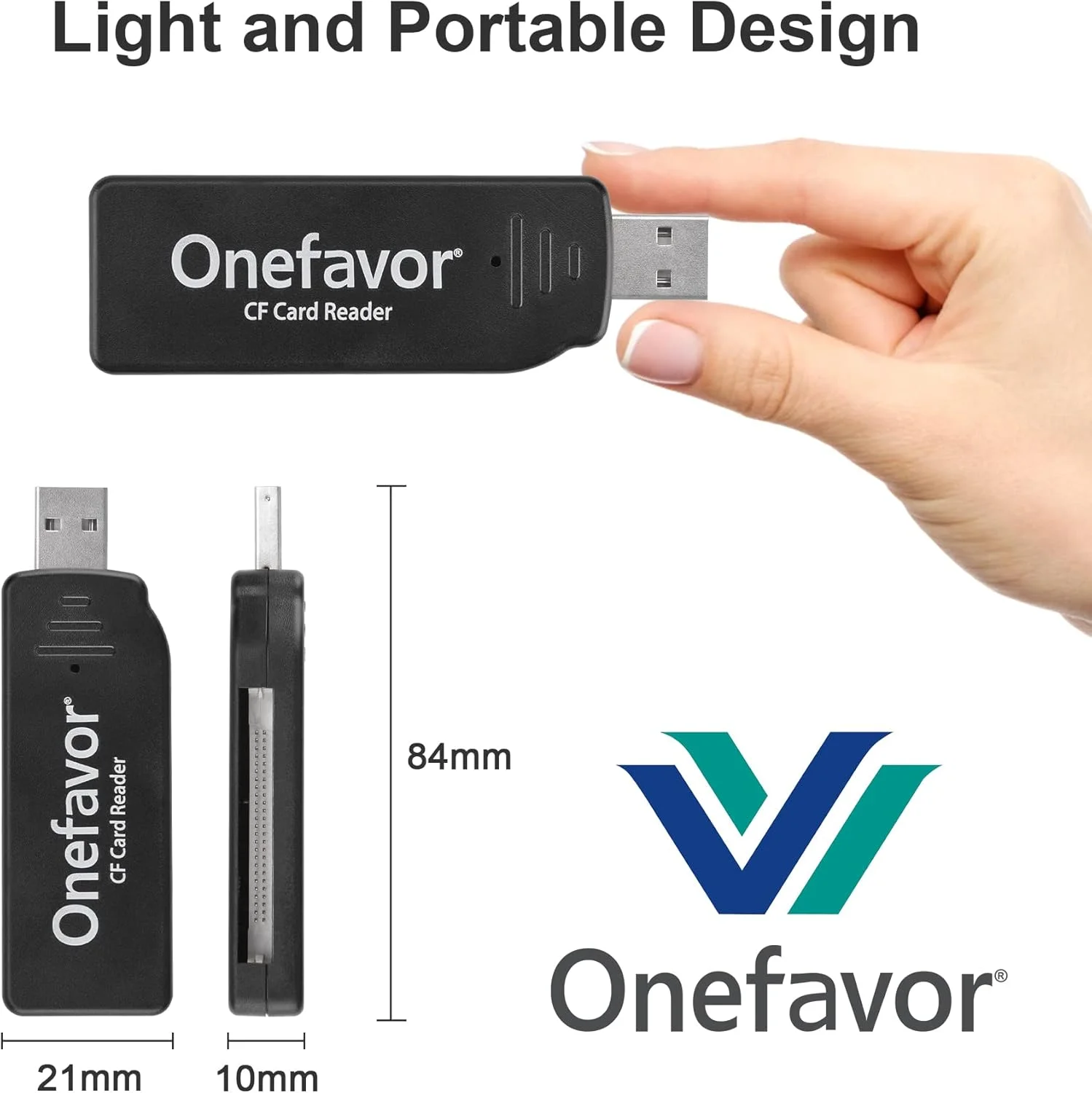 کارت خوان حافظه کامپکت فلش CF به همراه کارت حافظه 2 گیگابایتی CF