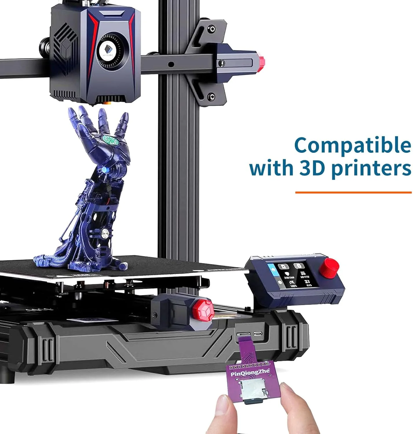 کیت کارت حافظه میکرو SD، آداپتور افزایش طول نر به ماده، ابزارهای تست، GPS خودرو، پرینتر سه بعدی، کارت خوان میکرو SD به کارت SD