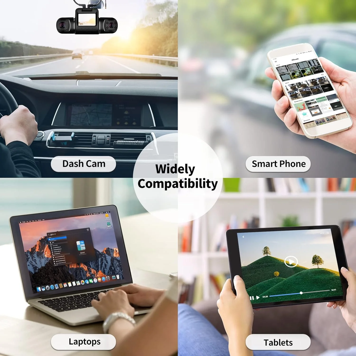 کارت خوان SD مدل PHIXERO USB C به طور همزمان، کارت خوان 4 در 1 Micro SD/CF/MS/SD USB C با سرعت فوق العاده 5 گیگابیت بر ثانیه، سازگار با لپ تاپ، تلفن با پورت USB-C و سایر دستگاه های USB C