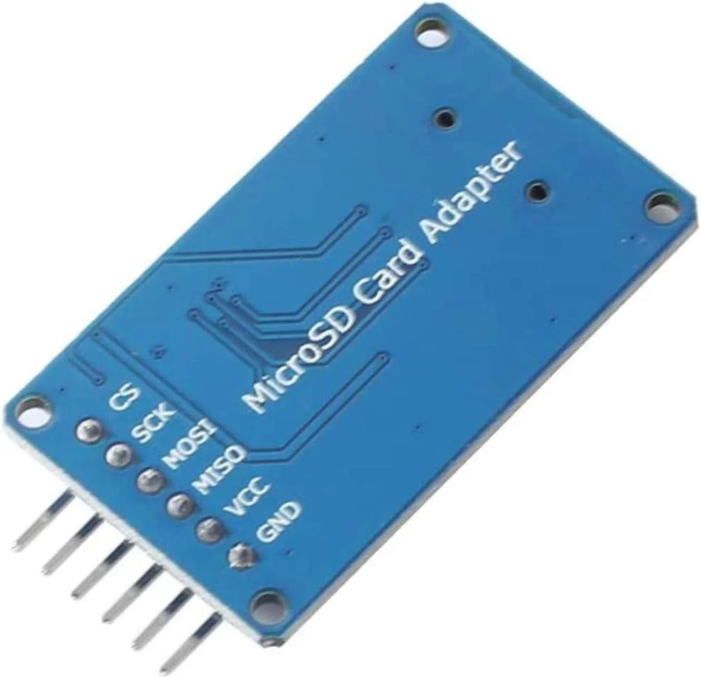 ماژول ذخیره سازی کارت Micro SD، برد 6 پین TF، ماژول خواننده آداپتور حافظه، رابط SPI سازگار با Ar-duino (2 عدد)