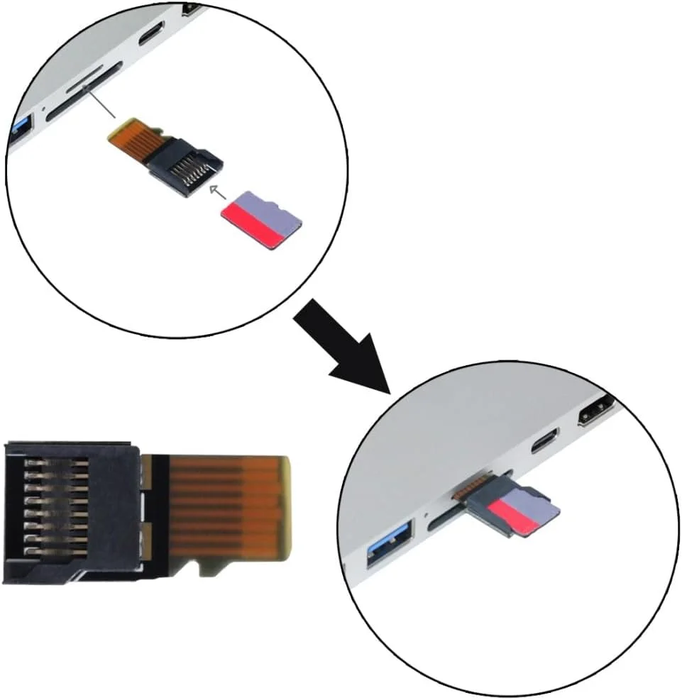 چینگ یانگ بسته 5 عددی آداپتور کارت حافظه میکرو SD TF، مبدل کارت خوان میکرو SD TF نر به ماده برای GPS خودرو و تلفن چینگ یانگ بسته 5 عددی آداپتور کارت حافظه میکرو SD TF، مبدل کارت خوان میکرو SD TF نر به ماده برای GPS خودرو و تلفن