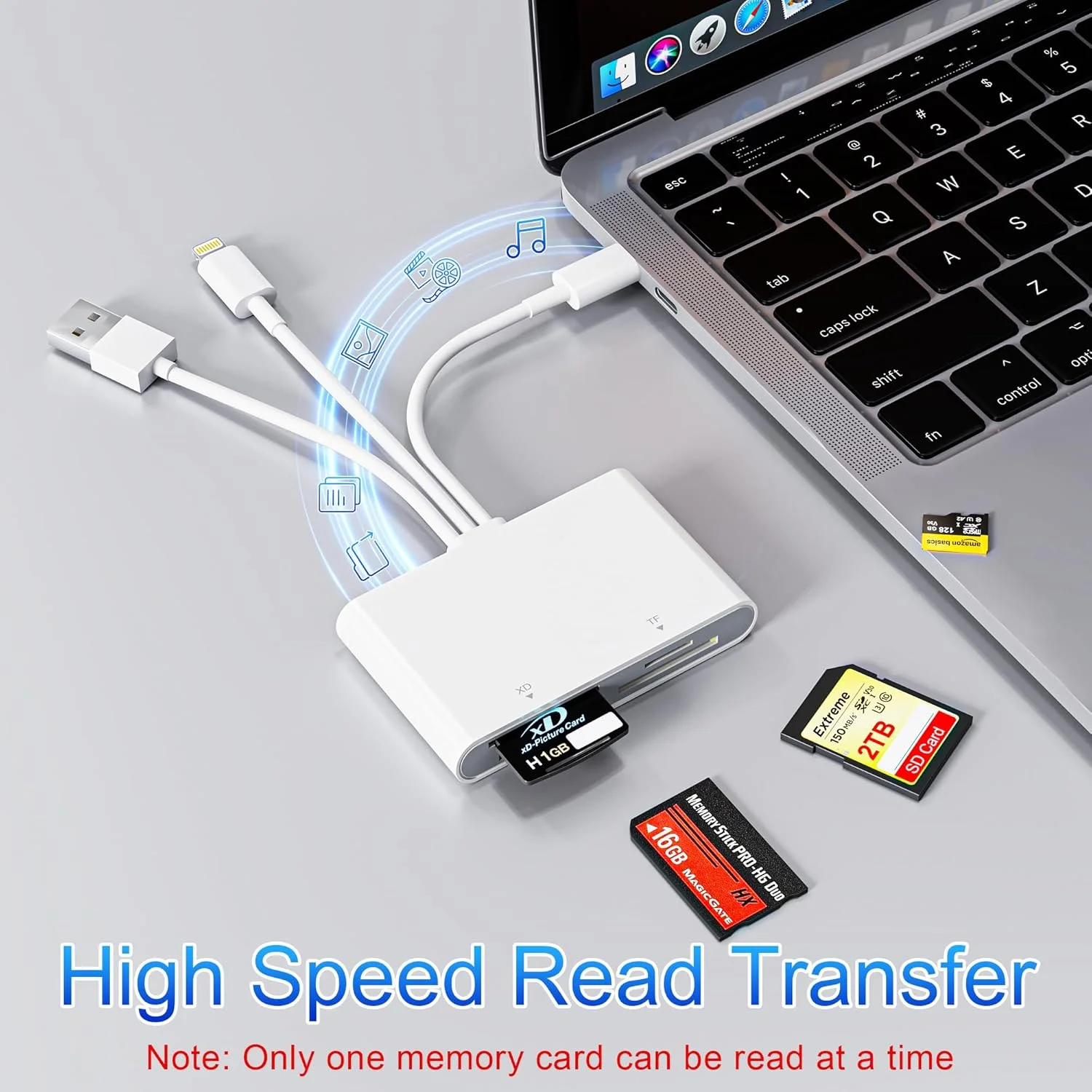 آداپتور کارت حافظه پرو Duo، کارت خوان 4 در 1 USB A/USB C/Lightning به SD/MS/Micro SD/XD برای دوربین، نمایشگر دوربین بازی دنباله دار، کارت خوان SD برای آیفون، آیپد، مک بوک آداپتور کارت حافظه پرو Duo، کارت خوان 4 در 1 USB A/USB C/Lightning به SD/MS/Micro SD/XD برای دوربین، نمایشگر دوربین بازی دنباله دار، کارت خوان SD برای آیفون، آیپد، مک بوک