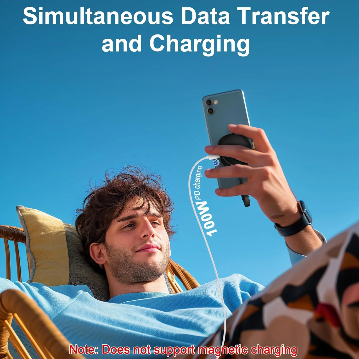 کارت خوان مغناطیسی SD USB C، کارت خوان حافظه مغناطیسی با اسلات 3.0 SD/TF، پورت USB-A، شارژ USB-C 100W PD، آداپتور کارت SD مگسیف با انتقال داده 5 گیگابیت بر ثانیه USB 3.0 برای آیفون 16/15، لپ تاپ کارت خوان مغناطیسی SD USB C، کارت خوان حافظه مغناطیسی با اسلات 3.0 SD/TF، پورت USB-A، شارژ USB-C 100W PD، آداپتور کارت SD مگسیف با انتقال داده 5 گیگابیت بر ثانیه USB 3.0 برای آیفون 16/15، لپ تاپ