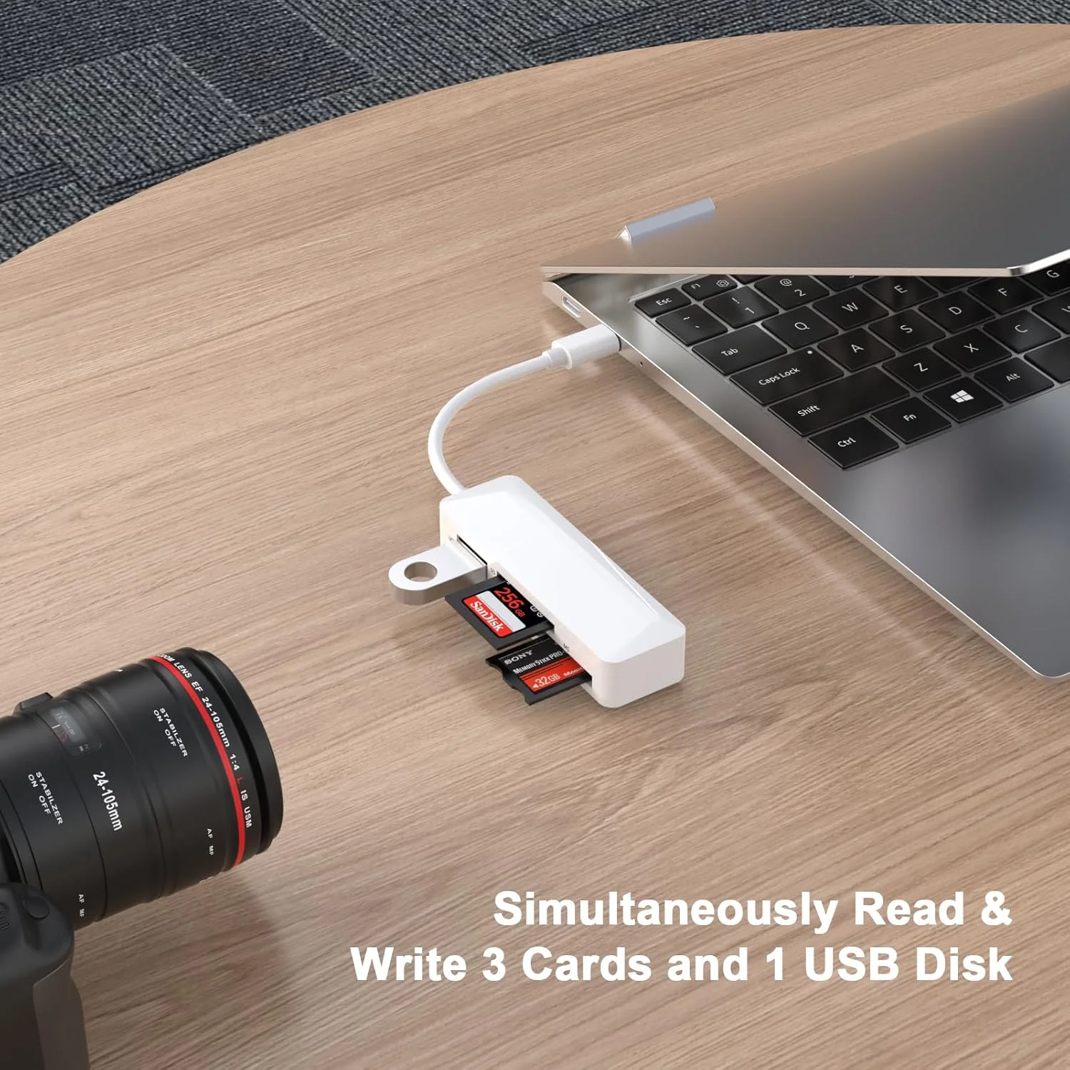 تبدیل لایتنینگ به کارت خوان SD چهار کاره برای آیفون، آداپتور USB OTG و کارت خوان حافظه SD/TF/MS، پشتیبانی از کارت های SD/TF/MS، نمایشگر دوربین های شکاری برای آیفون 14، 13، 12، 11، XS، XR، X، 8، آیپد دارای تاییدیه MFi اپل تبدیل لایتنینگ به کارت خوان SD چهار کاره برای آیفون، آداپتور USB OTG و کارت خوان حافظه SD/TF/MS، پشتیبانی از کارت های SD/TF/MS، نمایشگر دوربین های شکاری برای آیفون 14، 13، 12، 11، XS، XR، X، 8، آیپد دارای تاییدیه MFi اپل