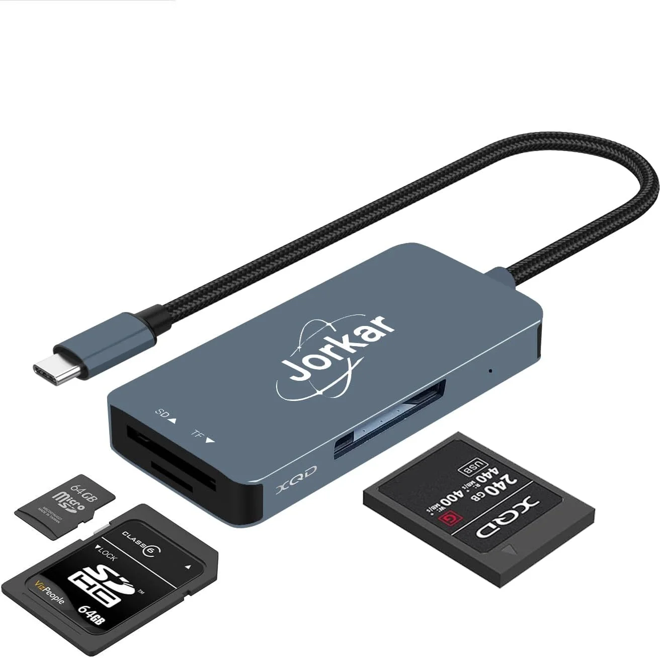 کارت خوان XQD USB-C، کارت خوان حافظه دوربین XQD به USB C، سازگار با دوربین های سونی و نیکون، کارت خوان 3 در 1 XQD و SD و Micro SD TF (نه برای CFexpress) کارت خوان XQD USB-C، کارت خوان حافظه دوربین XQD به USB C، سازگار با دوربین های سونی و نیکون، کارت خوان 3 در 1 XQD و SD و Micro SD TF (نه برای CFexpress)