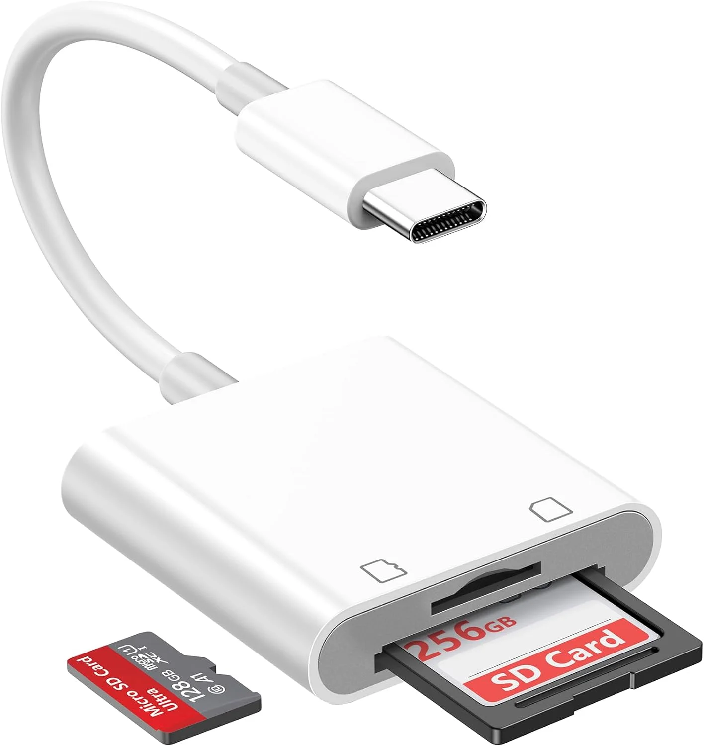 آداپتور دوربین دیجیتال به آیفون 17 16 15 ایر پلاس پرو مکس، کارت SD به USB C، کارت خوان میکرو SD برای آیفون 16 USB C SDHC SDXC برای مک بوک ایر آیپد گلکسی S25 S24 آداپتور دوربین دیجیتال به آیفون 17 16 15 ایر پلاس پرو مکس، کارت SD به USB C، کارت خوان میکرو SD برای آیفون 16 USB C SDHC SDXC برای مک بوک ایر آیپد گلکسی S25 S24