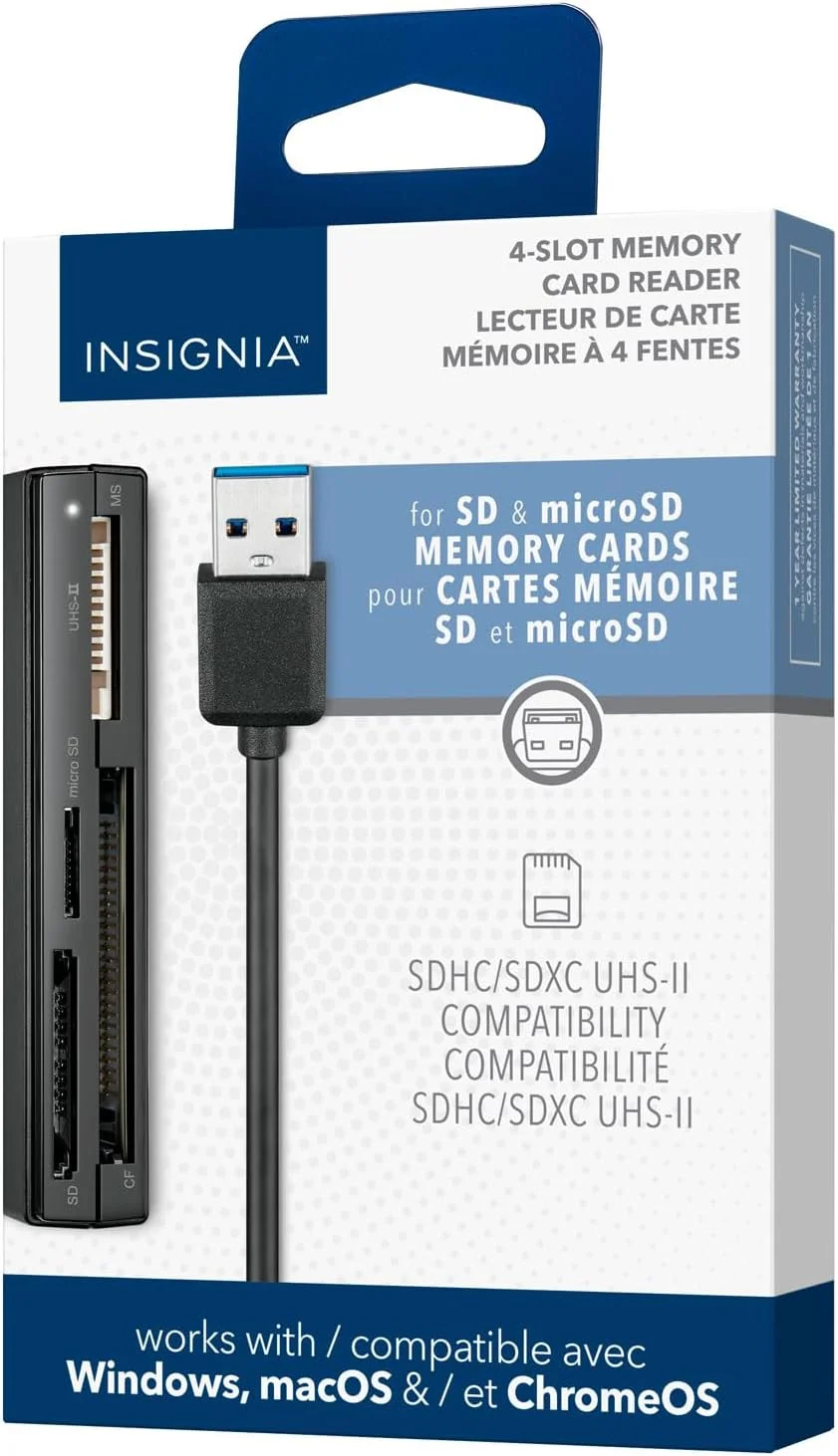 کارت خوان چند منظوره USB 3.0 اینسیگنیا با 4 اسلات و کابل 1.2 متری، پشتیبانی از SDXC، microSDXC، MS pro، MS PRO Duo، MS PRO-HG Duo، Compact Flash Type I، سازگار با مک بوک، آیپد، گلکسی S21، مشکی کارت خوان چند منظوره USB 3.0 اینسیگنیا با 4 اسلات و کابل 1.2 متری، پشتیبانی از SDXC، microSDXC، MS pro، MS PRO Duo، MS PRO-HG Duo، Compact Flash Type I، سازگار با مک بوک، آیپد، گلکسی S21، مشکی