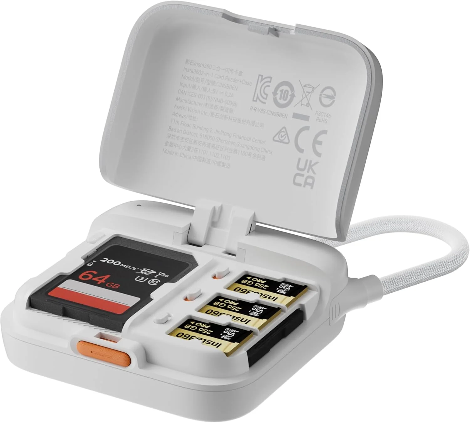 کارت خوان 2 در 1 اینستا 360 + کیف کارت خوان 2 در 1 اینستا 360 + کیف