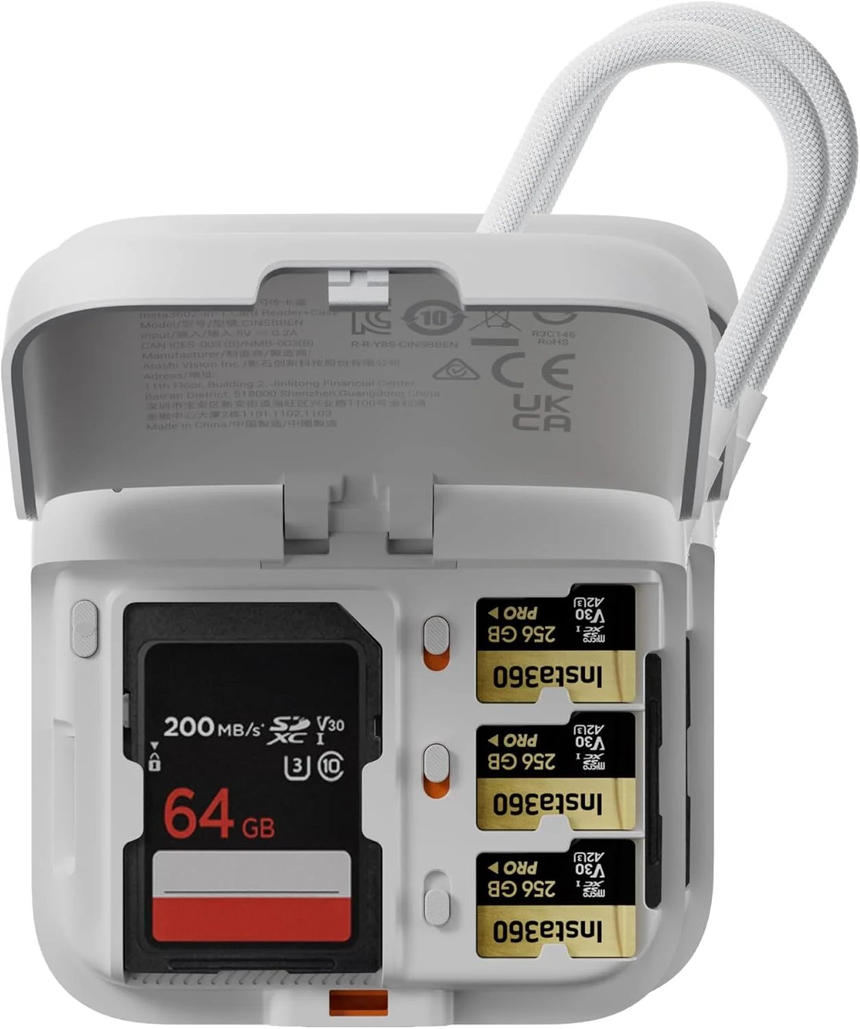 کارت خوان 2 در 1 اینستا 360 + کیف کارت خوان 2 در 1 اینستا 360 + کیف